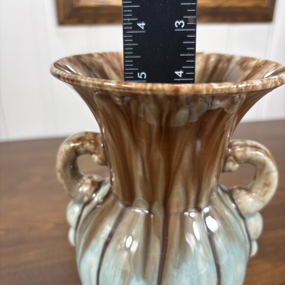 Vintage Bay Keramik West German Pottery Vase Fat Lava Drip Glaze Ceramic Vase - Picture 12 of 12